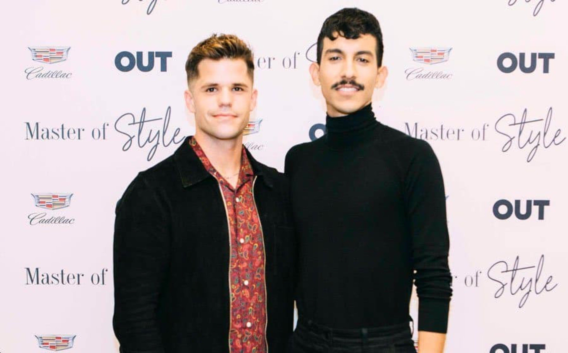 Guests on the Out and Cadillac Master of Style step and repeat.